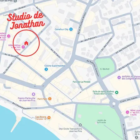 De Jonathan - Refait A Neuf - A 200m Lägenhet Juan-les-Pins